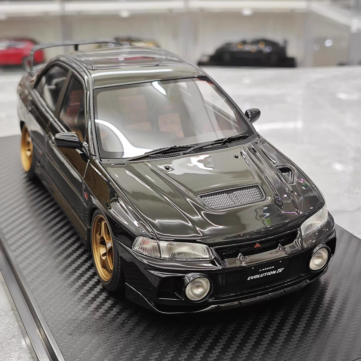 Ignition Mitsubishi 1997 Lancer Evo IV Black 1:18 – Collectible Resin Model Resin