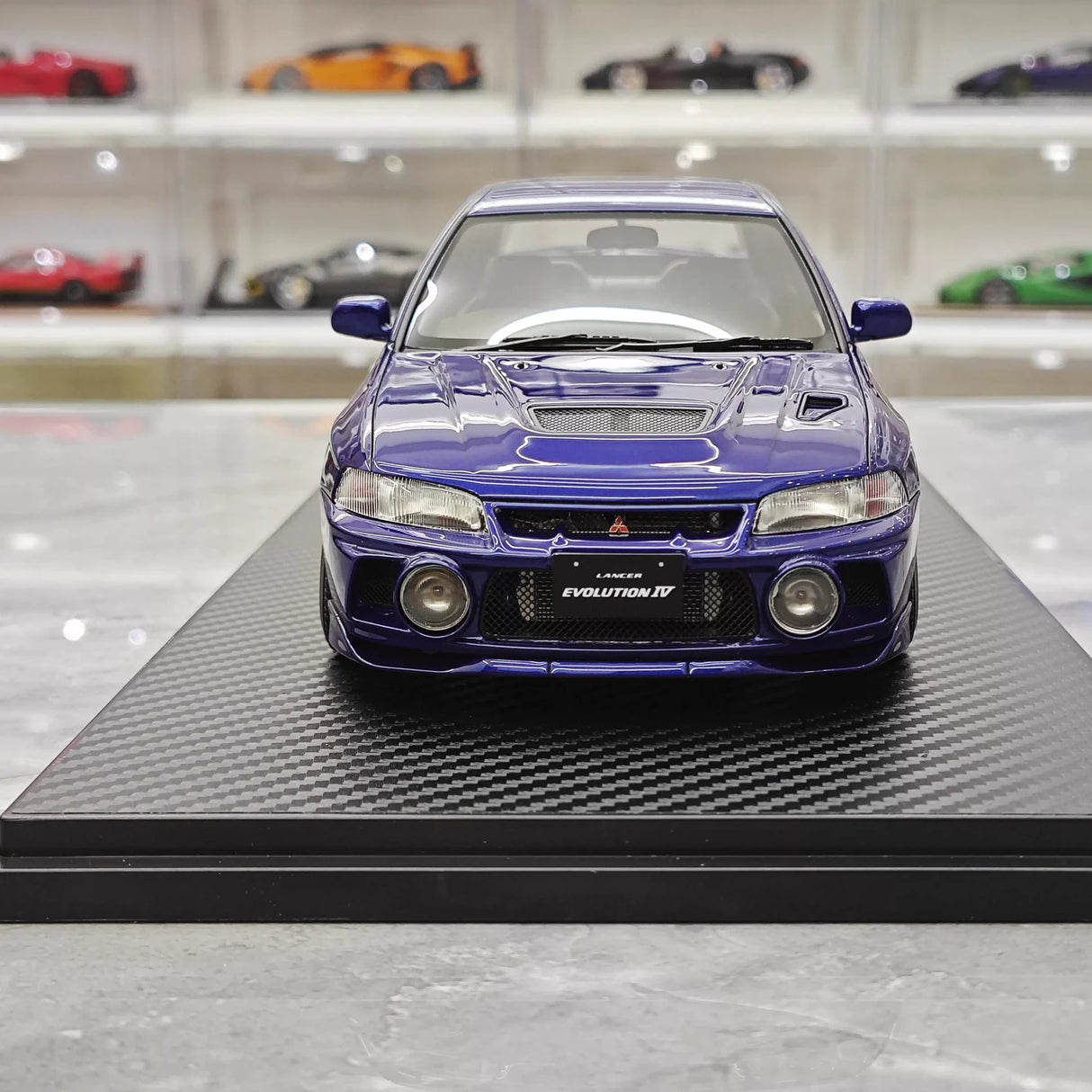Ignition Mitsubishi 1997 Lancer Evo IV Blue 1:18 – Collectible Resin Model Resin