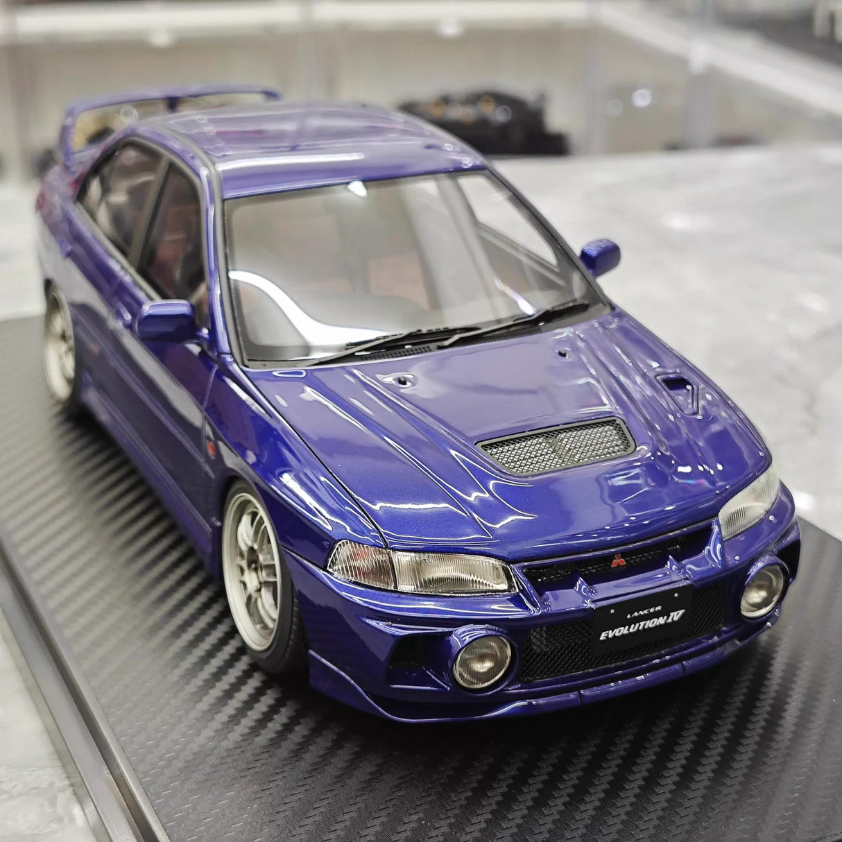 Ignition Mitsubishi 1997 Lancer Evo IV Blue 1:18 – Collectible Resin Model Resin