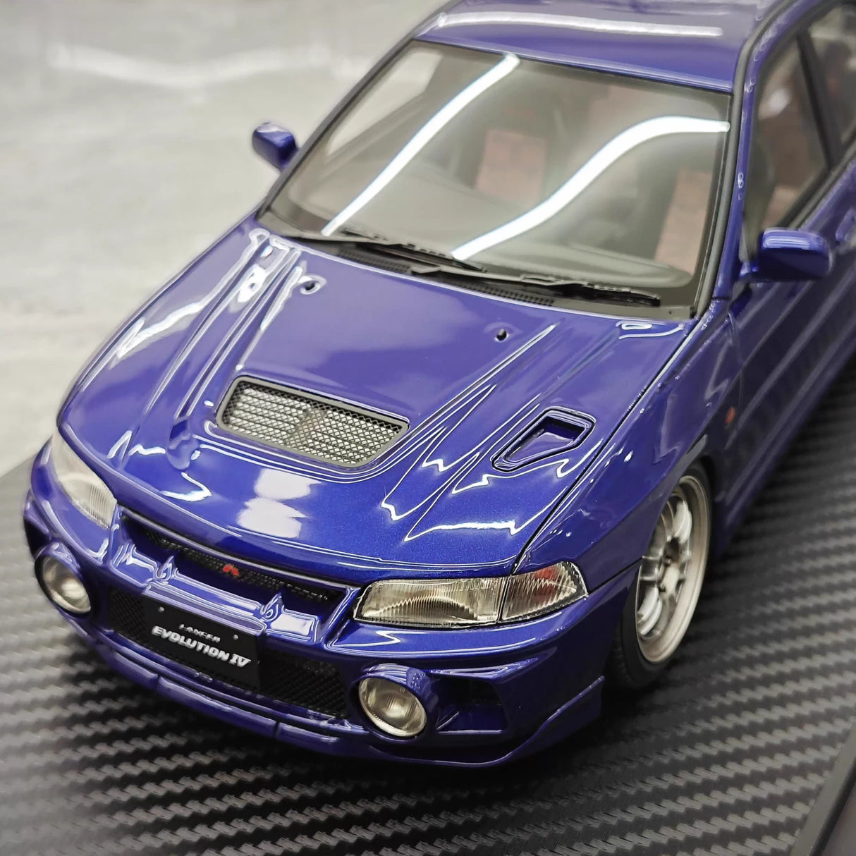 Ignition Mitsubishi 1997 Lancer Evo IV Blue 1:18 – Collectible Resin Model Resin