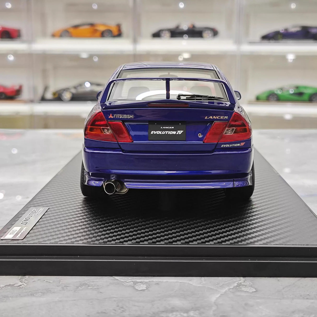 Ignition Mitsubishi 1997 Lancer Evo IV Blue 1:18 – Collectible Resin Model Resin