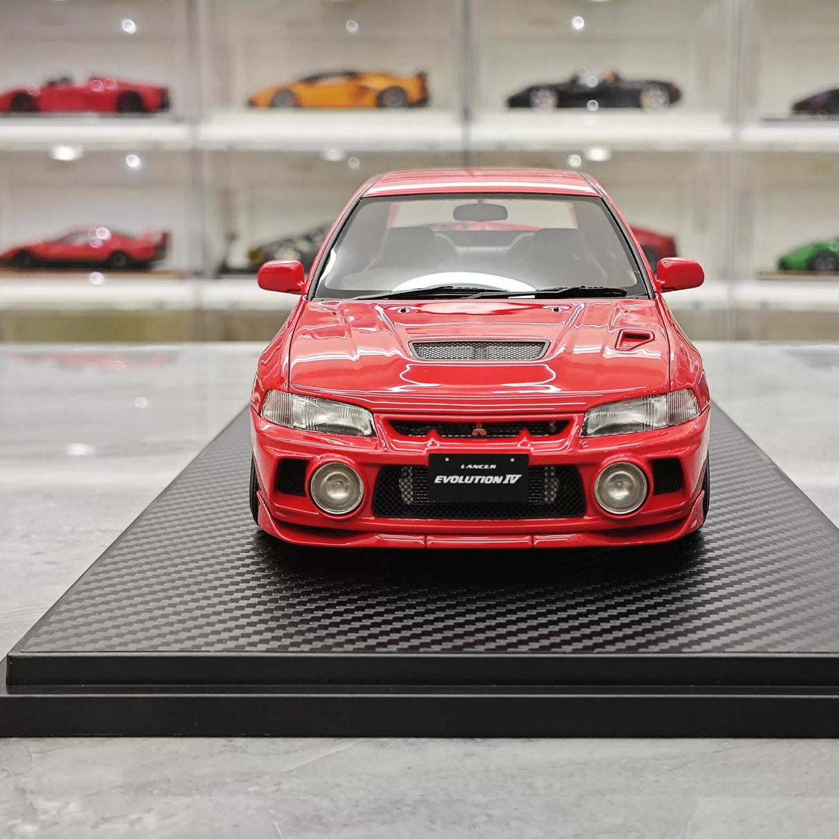 Ignition Mitsubishi 1997 Lancer Evo IV Red 1:18 – Collectible Resin Model Resin