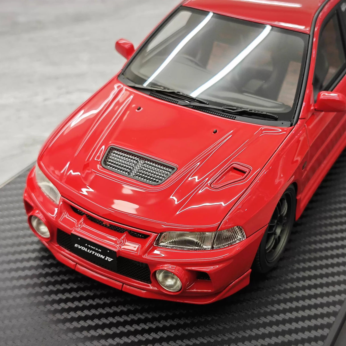 Ignition Mitsubishi 1997 Lancer Evo IV Red 1:18 – Collectible Resin Model Resin