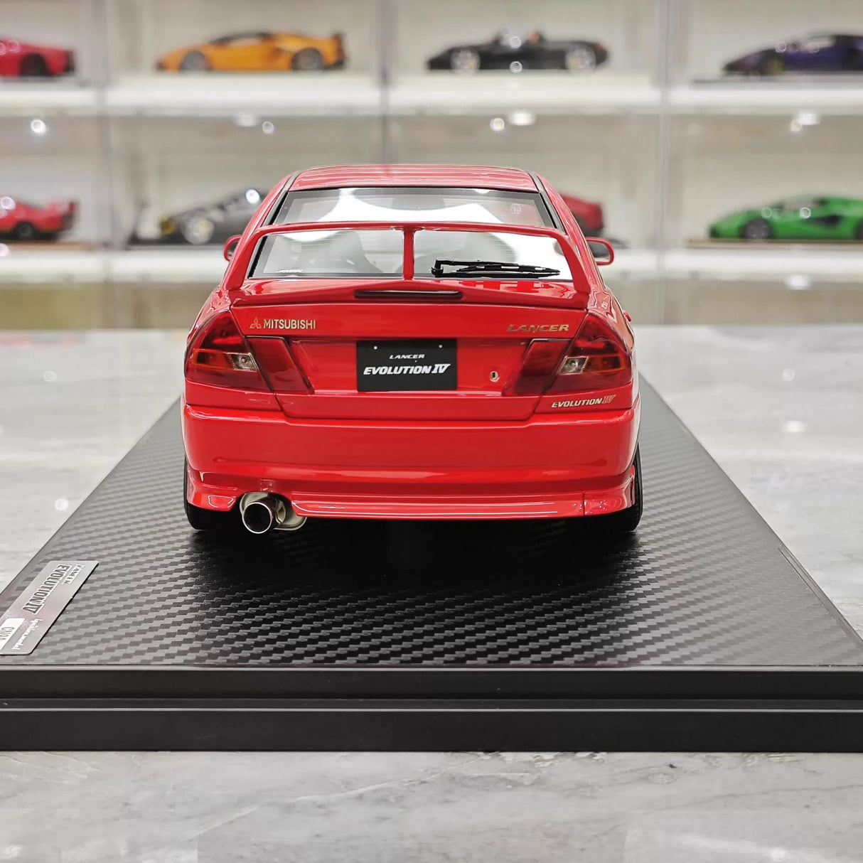 Ignition Mitsubishi 1997 Lancer Evo IV Red 1:18 – Collectible Resin Model Resin