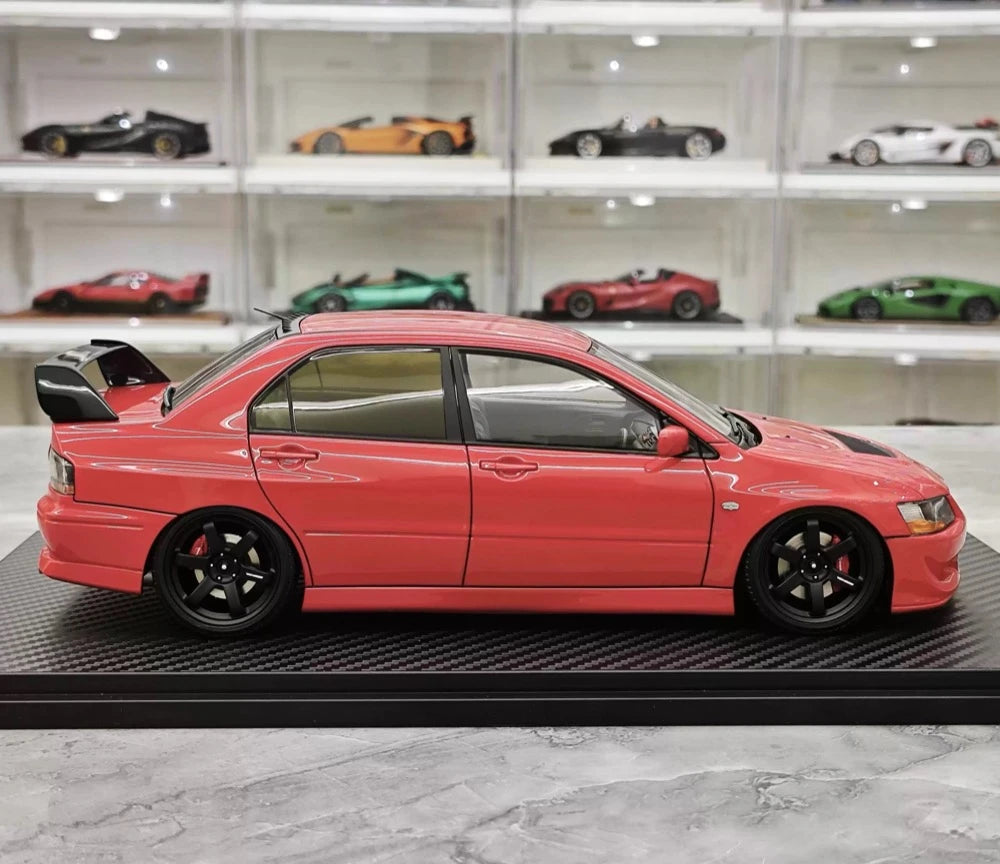 Ignition Mitsubishi 2004 Lancer Evolution VIII MR Red 1:18 – Verzamelbare Resin Modelresin Hars