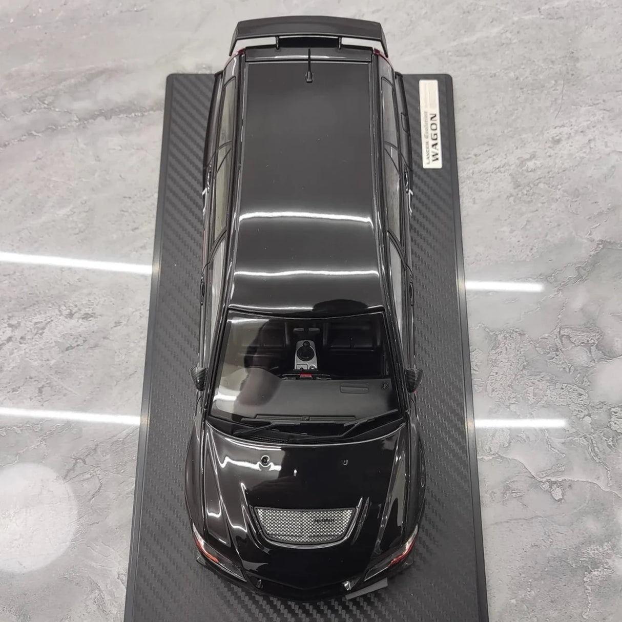 Zapłon Mitsubishi 2005 Lancer Evo IX Wagon RalliArt Black 1:18 – kolekcjonerski model żywicy z żywicy