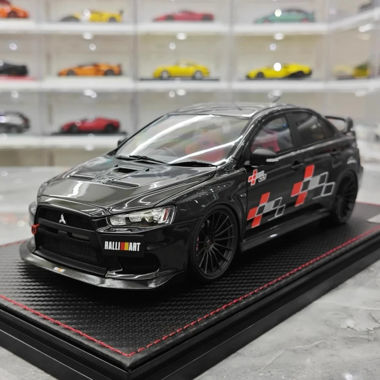 Ignition Mitsubishi 2009 Lancer Evo X RalliArt Black 1:18 – Collectible Resin Model Resin