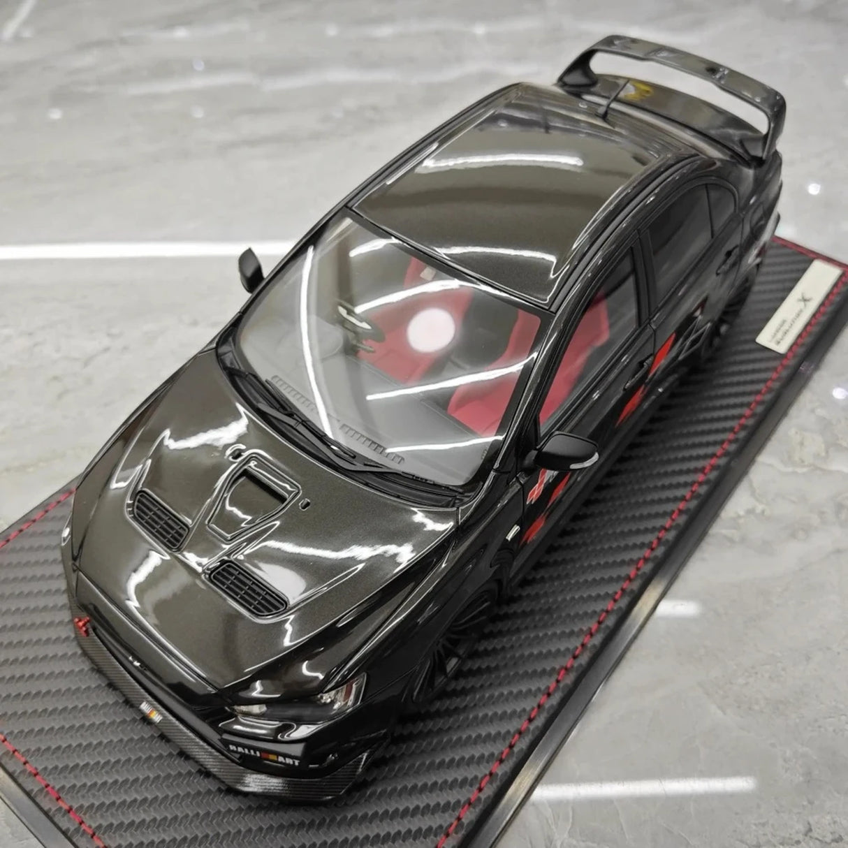 Ignition Mitsubishi 2009 Lancer Evo X RalliArt Black 1:18 – Collectible Resin Model Resin