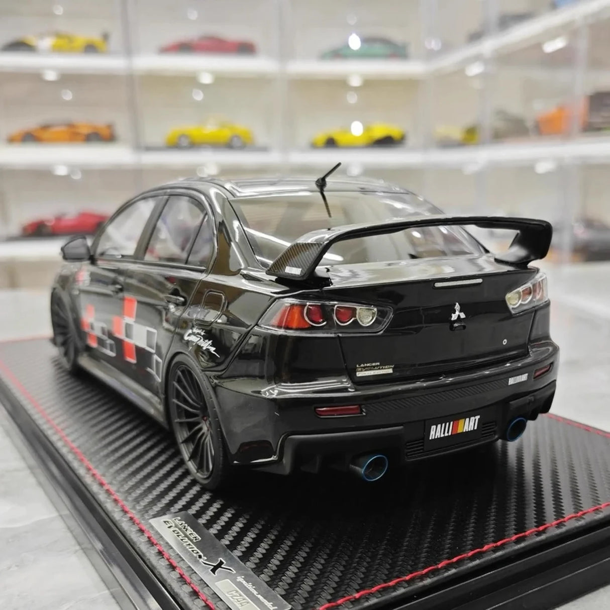 Ignition Mitsubishi 2009 Lancer Evo X RalliArt Black 1:18 – Collectible Resin Model Resin