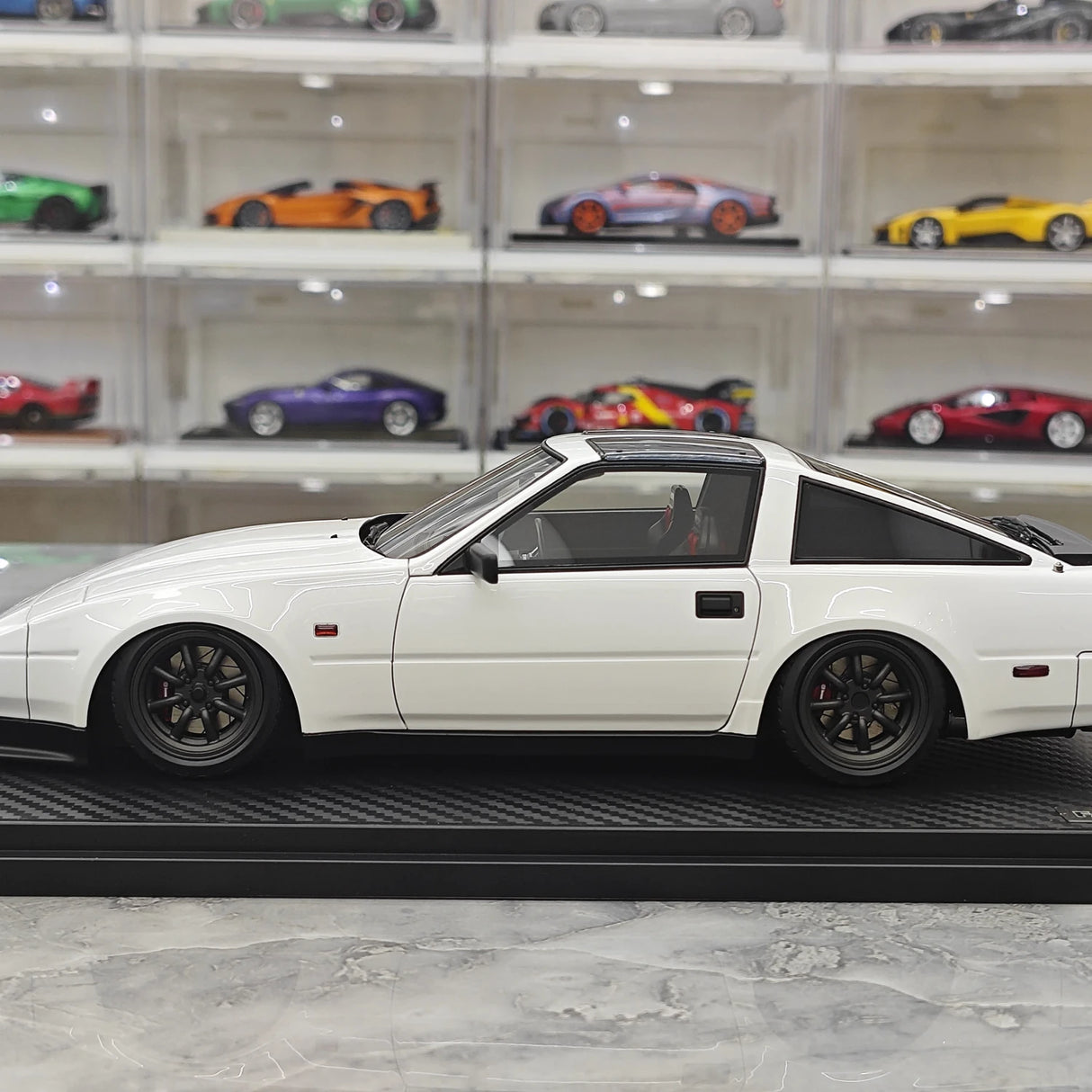 Ignition Nissan 1986 Fairlady Z 300ZR Z31 White 1:18 – samlarresinmodellresin