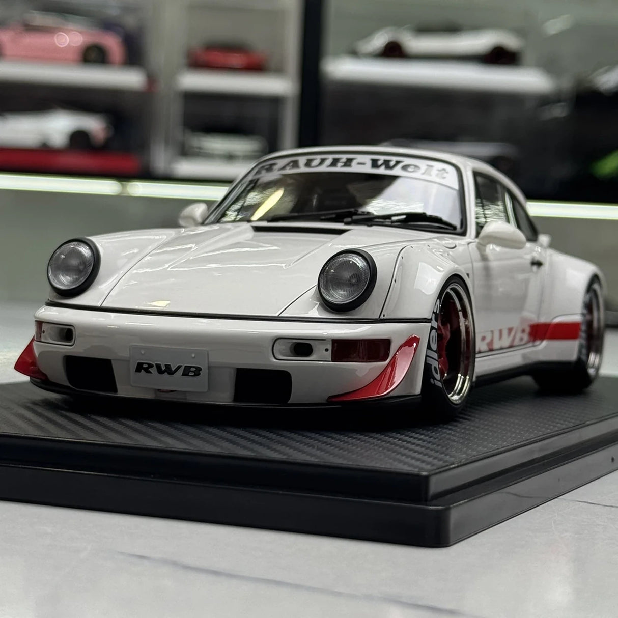 Ignition Porsche 1991 911 964 RWB Gray 1:18 – Collectible Resin Model Resin