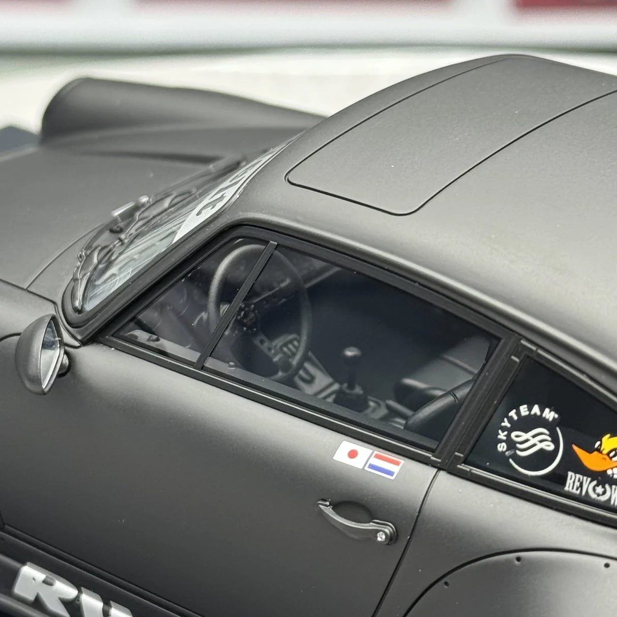 Ignition Porsche 1991 911 964 RWB Matte Black 1:18 – Collectible Resin Model Resin