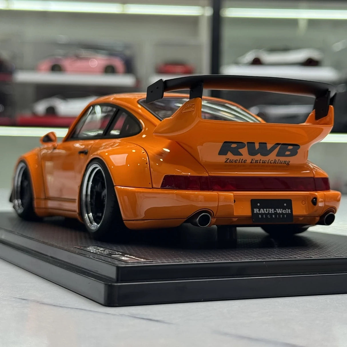 Ignition Porsche 1991 911 964 RWB Orange 1:18 – Collectible Resin Model Resin