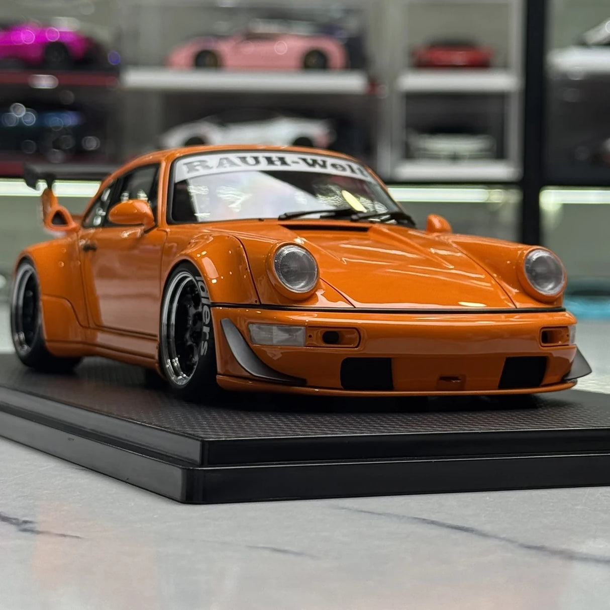 Ignition Porsche 1991 911 964 RWB Orange 1:18 – Collectible Resin Model Resin