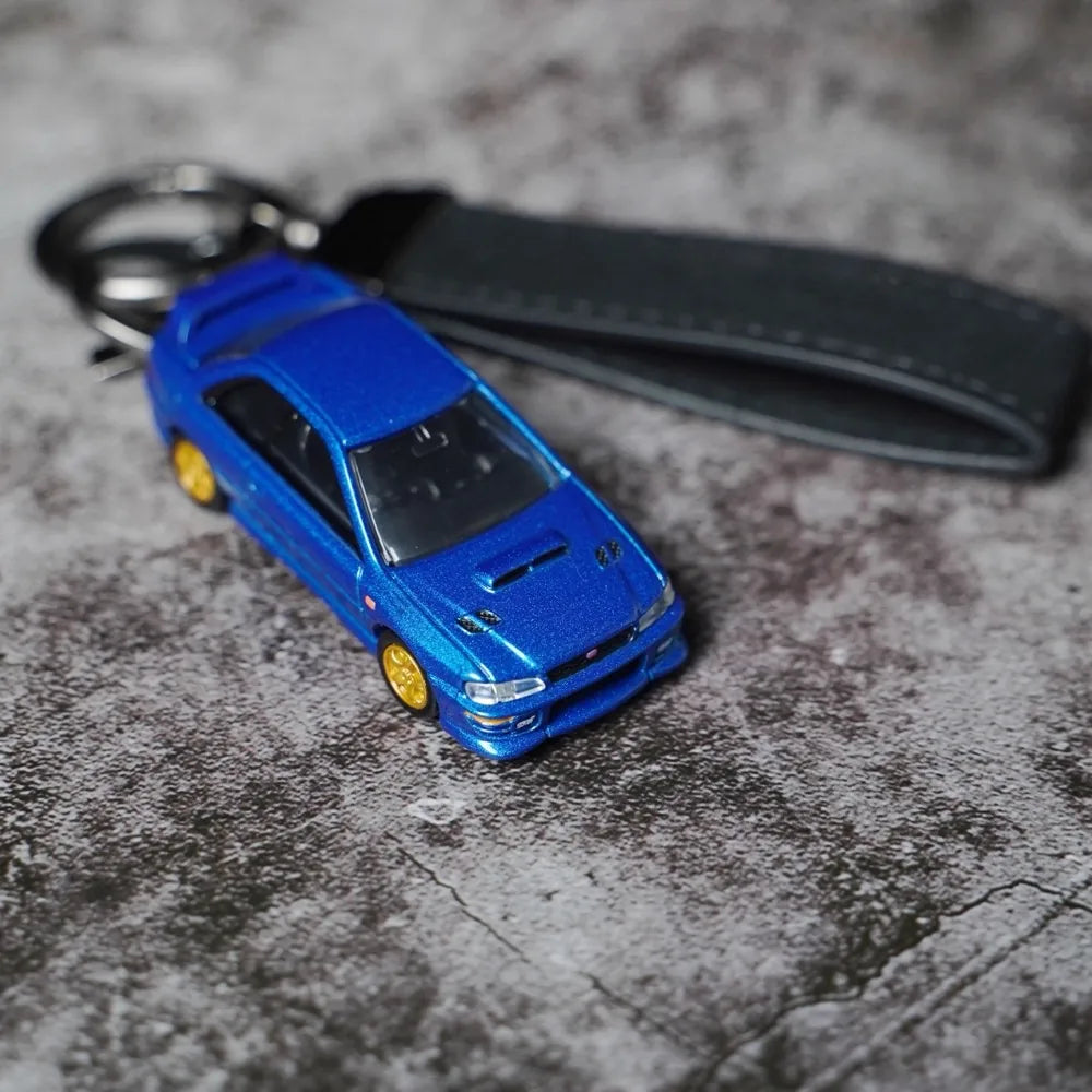 Impreza WRX STI GC8 WRC Keychains 1:64 coche en miniatura Keychain