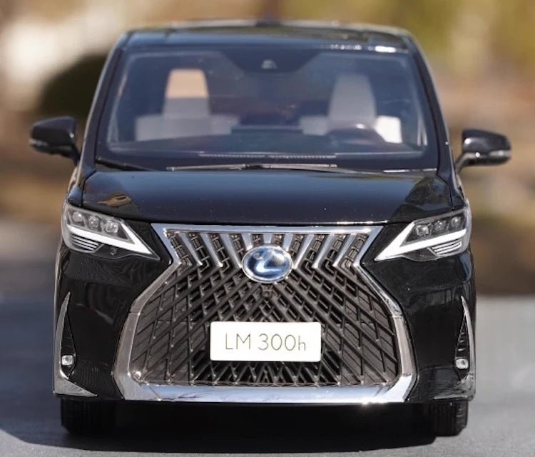 كينغفاي Lexus 2020 LM 300h بلاك 1:18 – نموذج معدني قابل للجمع من القالب المصبوب.