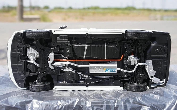 Kyosho Lexus 2020 LM 300h branco 1:18 – modelo de coleção em metal fundido