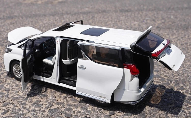Kyosho Lexus 2020 LM 300h branco 1:18 – modelo de coleção em metal fundido