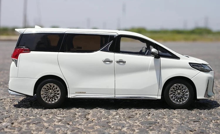Kyosho Lexus 2020 LM 300h branco 1:18 – modelo de coleção em metal fundido