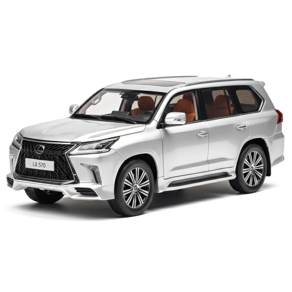 LCD Lexus 2018 LX 570 Silver 1:18 – Collectible Diecast Model Die-Cast