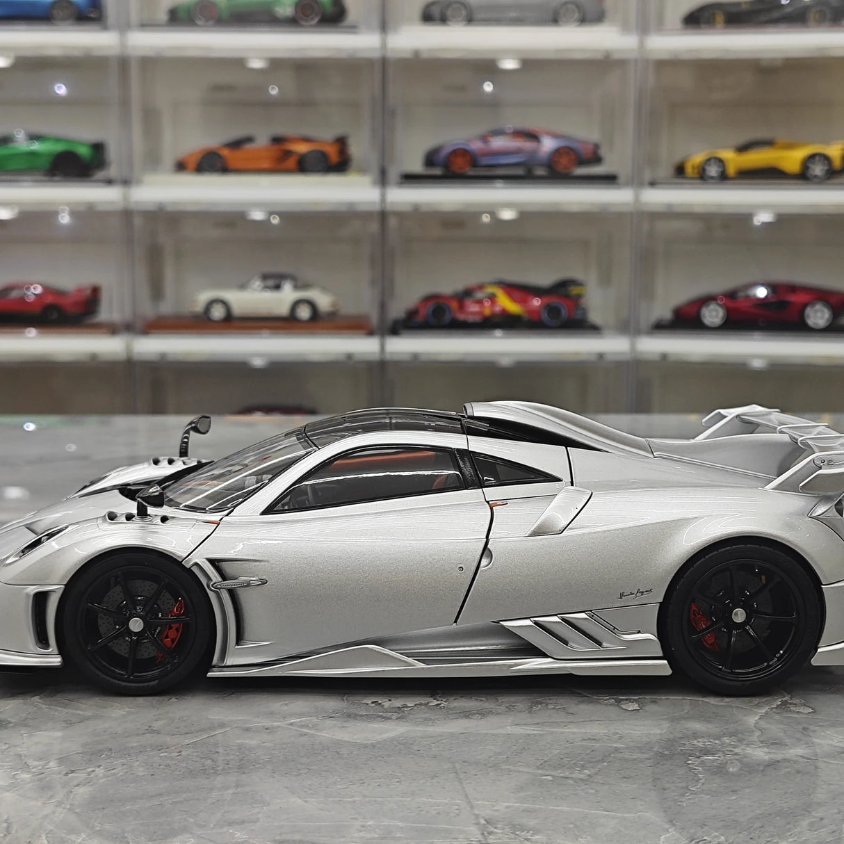 LCD Pagani 2020 Imola Silver 1:18 – Modello da collezione pressofuso