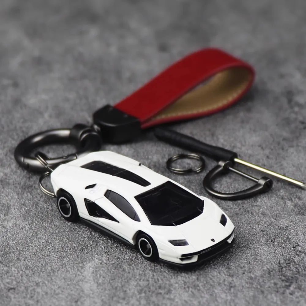 Lamborghini Countach LPI 800-4 Keychain 1:64 Model Car Keychain