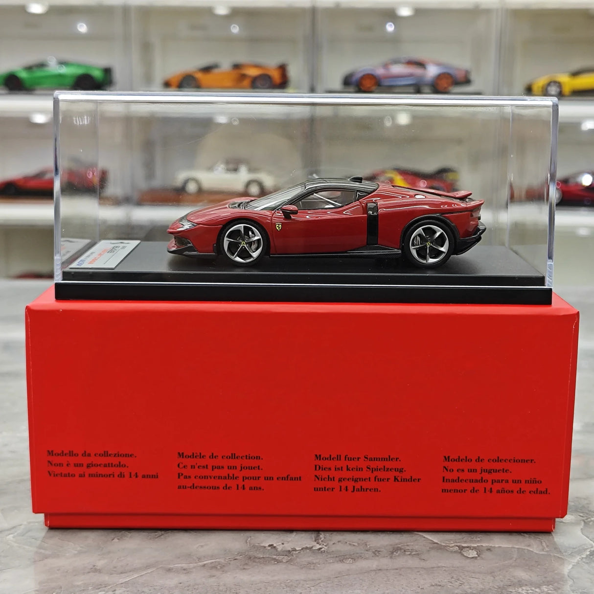 Look Smart Ferrari 2025 849 Testarossa 쿠페 로소 코르사 1:43 – 수집용 레진 모델 레진