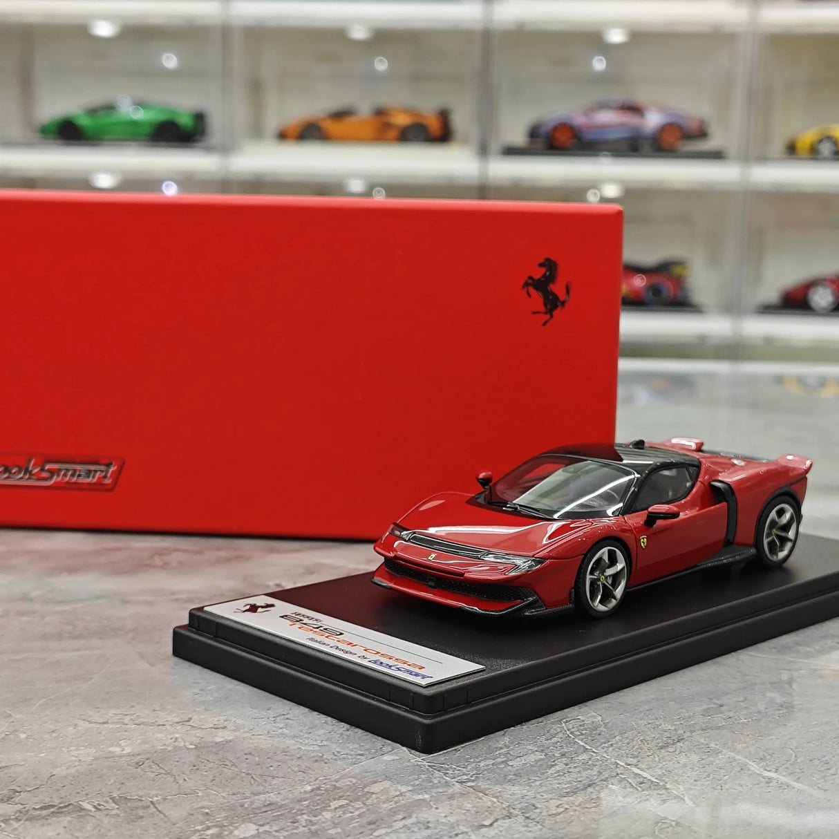 Look Smart Ferrari 2025 849 Testarossa 쿠페 로소 코르사 1:43 – 수집용 레진 모델 레진