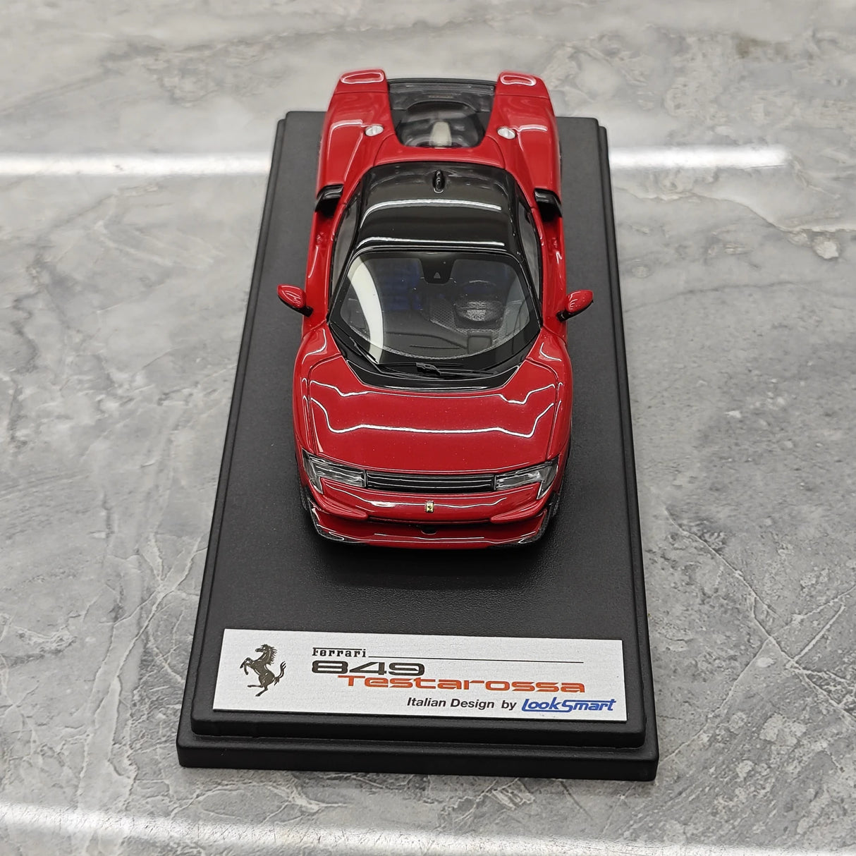 Look Smart Ferrari 2025 849 Testarossa 쿠페 로소 코르사 1:43 – 수집용 레진 모델 레진