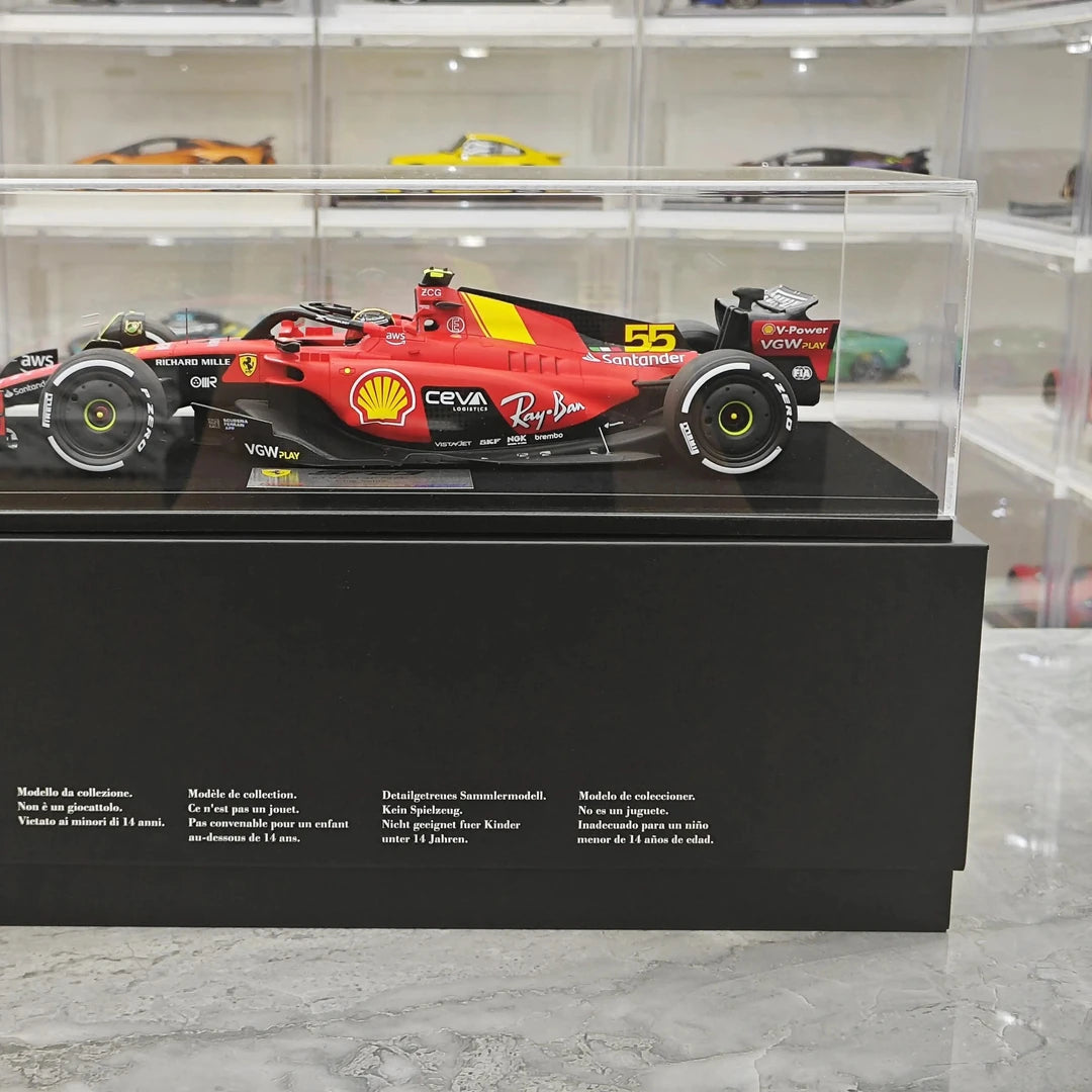 1:18 Ferrari 2023 SF-23 #55 Italian GP Monza Carlos Sainz F1 Harzmodellauto von Look Smart – Ansicht 13