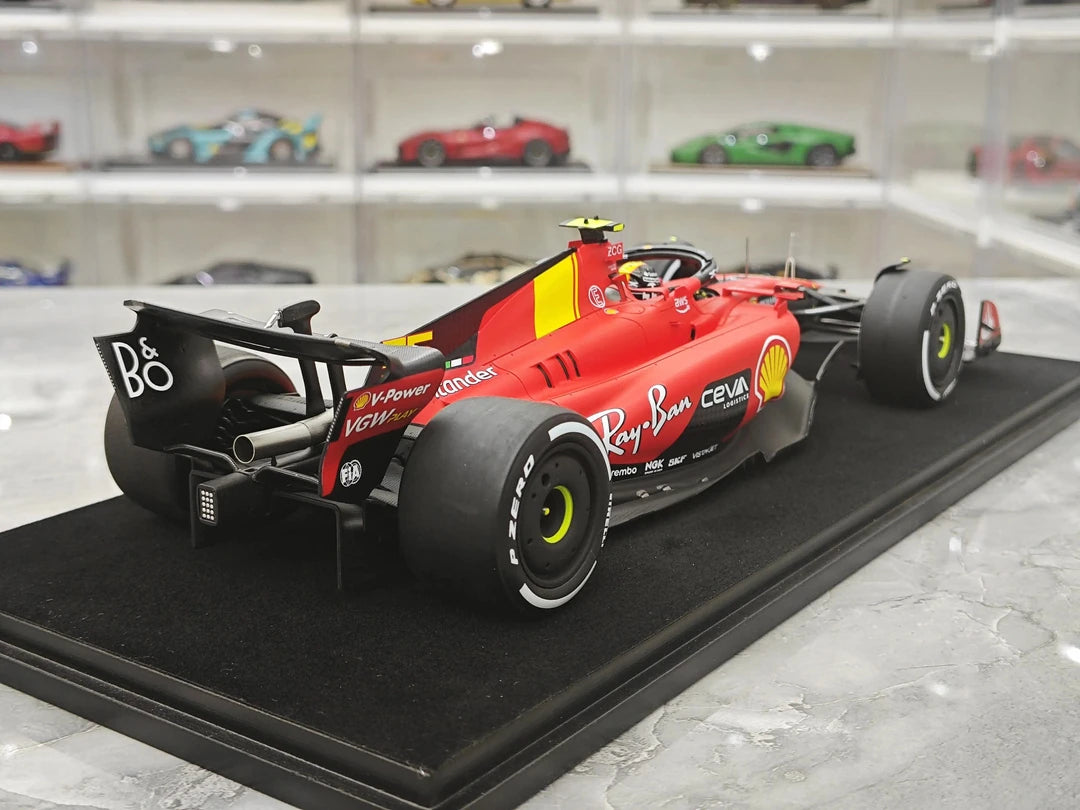 1:18 Ferrari 2023 SF-23 #55 Italienischer GP Monza Carlos Sainz F1 Harzmodell von Look Smart – Ansicht 8