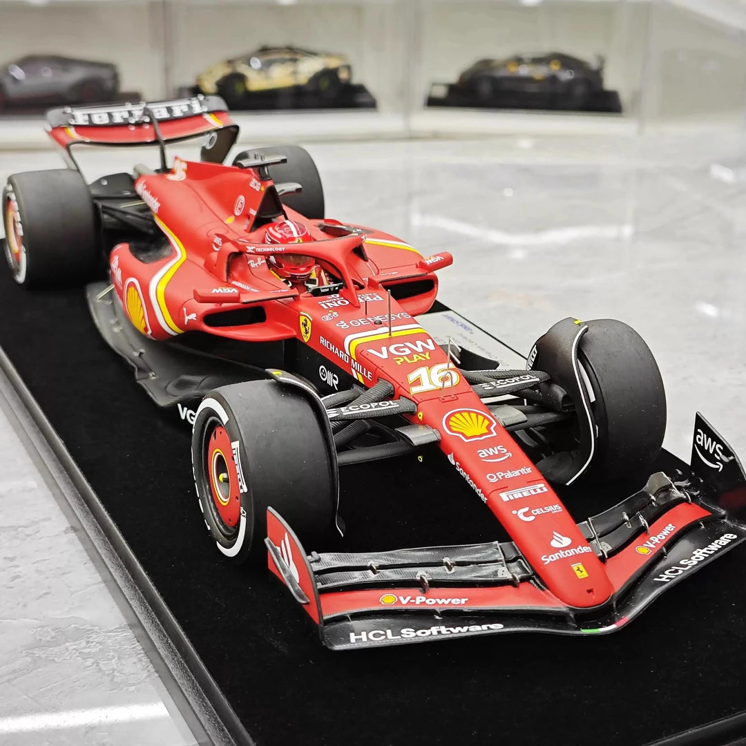 1:18 Ferrari 2024 SF-24 #16 australiensiska GP Charles Leclerc F1 resinmodell från Look Smart - vy 10