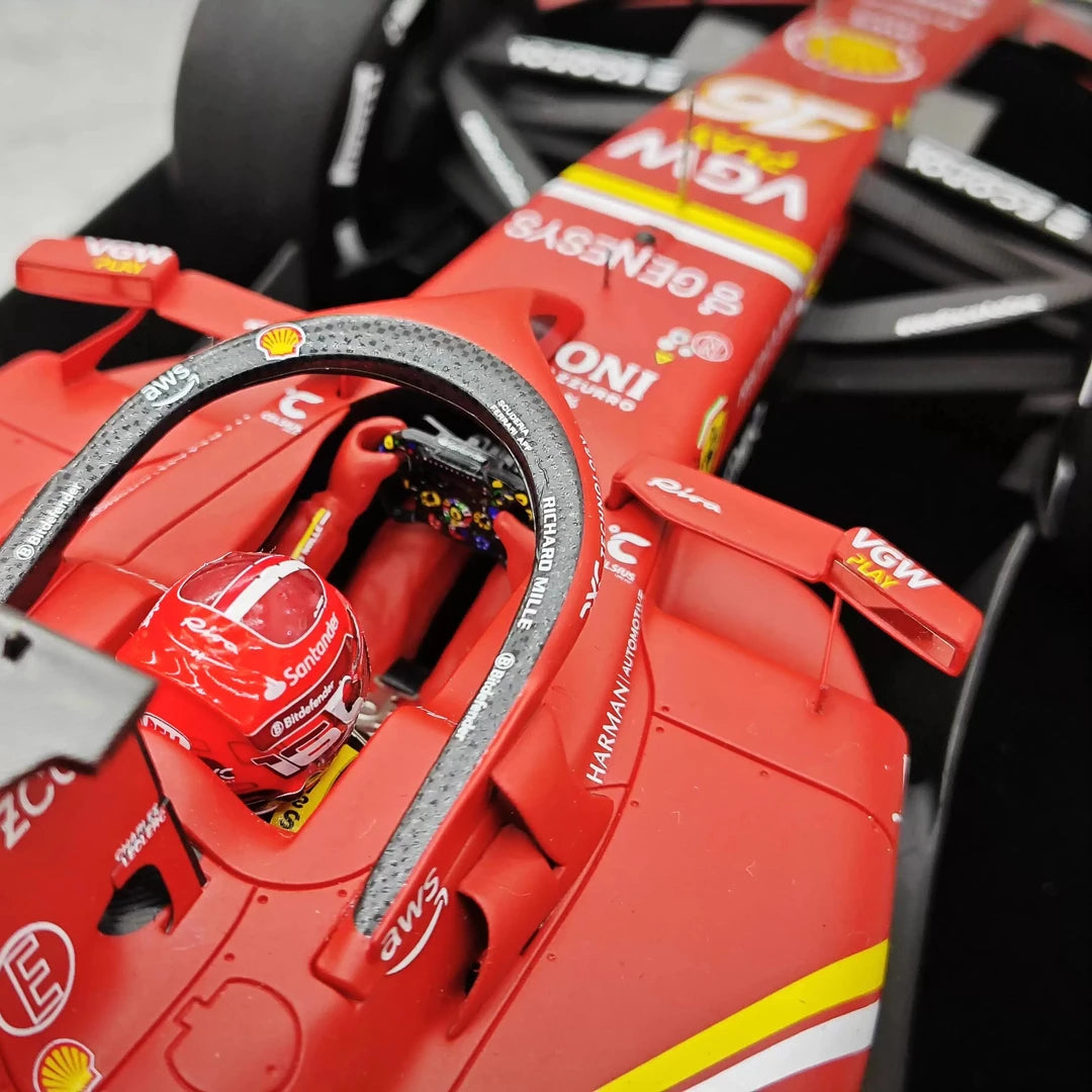 1:18 Ferrari 2024 SF-24 #16 australiensiska GP Charles Leclerc F1 resinmodell från Look Smart – vy 13