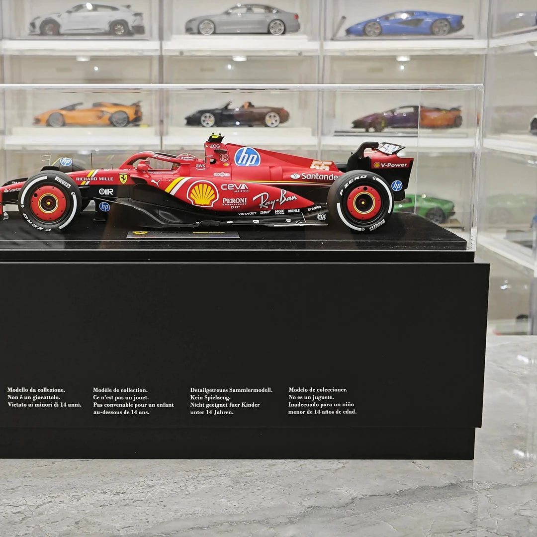 1:18 Ferrari 2024 SF-24 #55 Abu Dhabi GP Carlos Sainz F1 Resin-Modell von Look Smart – Ansicht 14