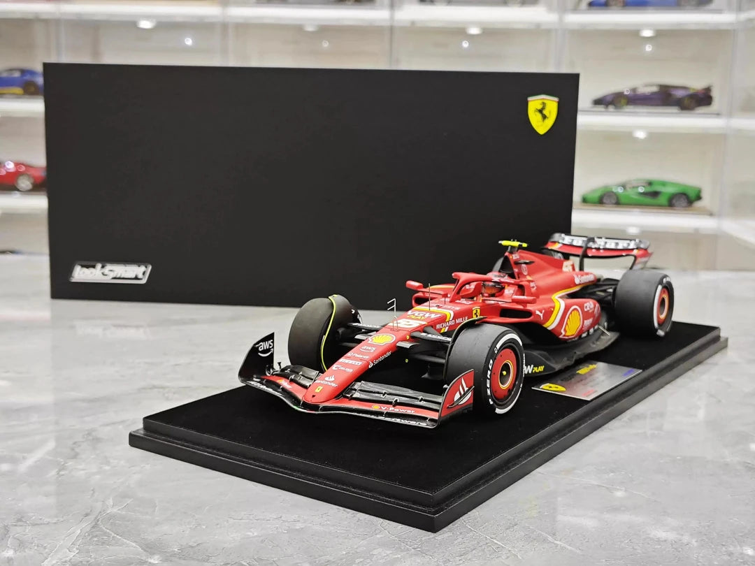 1:18 Ferrari 2024 SF-24 #55 호주 GP 카를로스 사인즈 F1 룩 스마트 제작 레진 모델 자동차 - 뷰 14