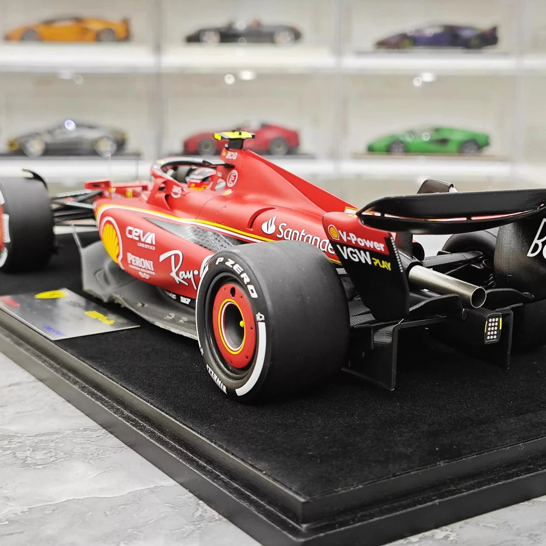 1:18 Ferrari 2024 SF-24 #55 호주 GP 카를로스 사인즈 F1 룩 스마트 제작 레진 모델 자동차 - 뷰 6