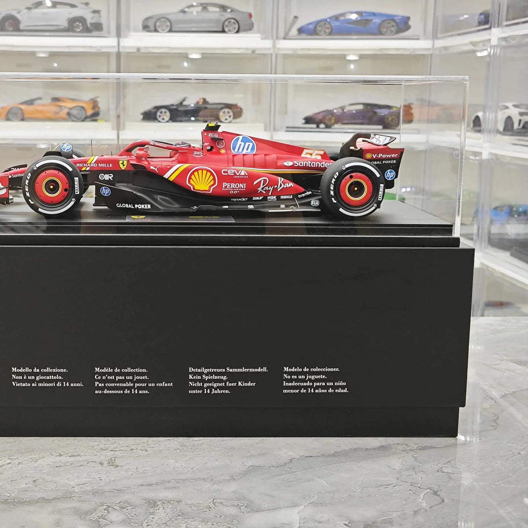 1:18 Ferrari 2024 SF-24 #55 United States GP Austin Carlos Sainz F1 Resin-Modell von Look Smart – Ansicht 14