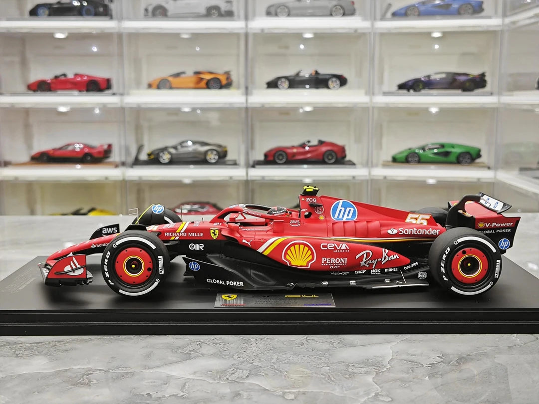 1:18 Ferrari 2024 SF-24 #55 United States GP Austin Carlos Sainz F1 Resin-Modell von Look Smart – Ansicht 5