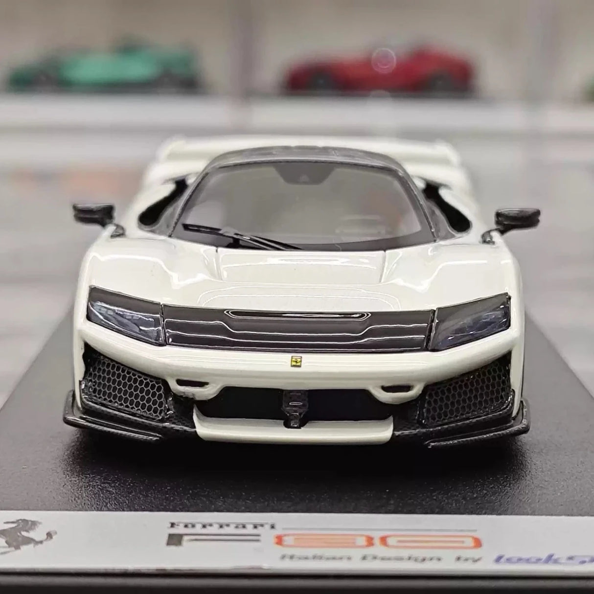 Look Smart Ferrari 2024 F80 White 1:43 – Collectible Resin Model Resin