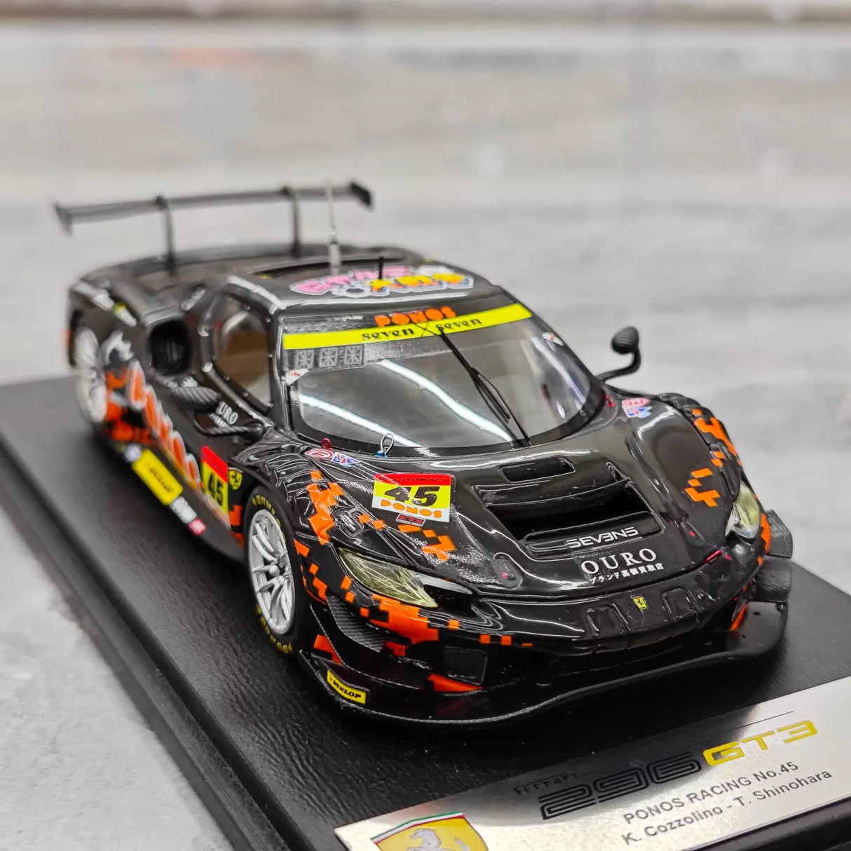 Ferrari 2025 296 GT3 #45 1:43 resin collectible model by Look Smart - view 10