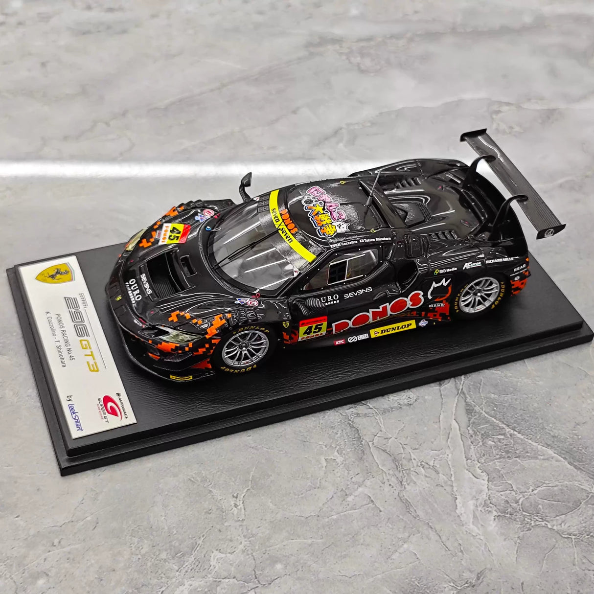 Ferrari 2025 296 GT3 #45 1:43 resin collectible model by Look Smart - view 4