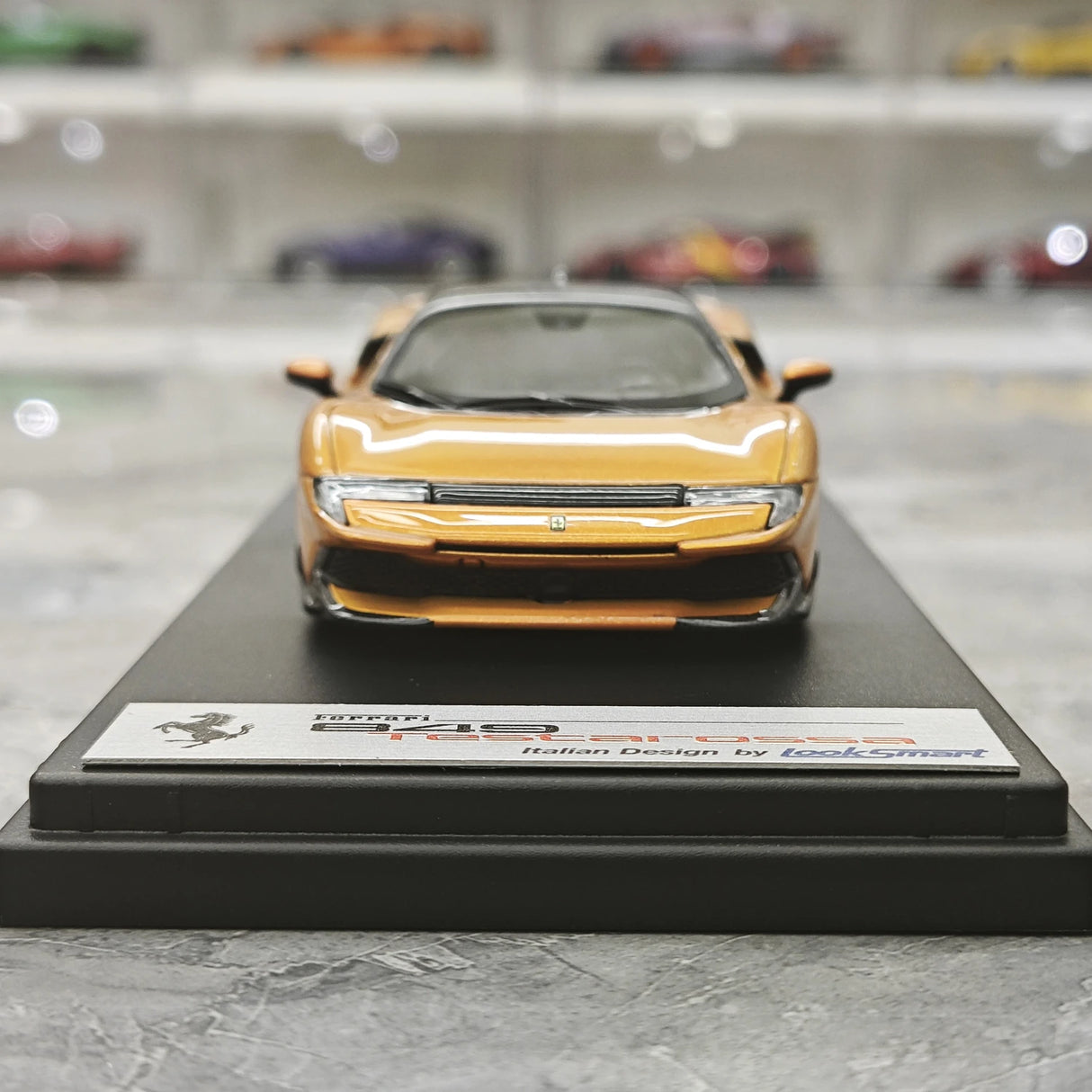 쿠페 아란시오 앰버 1:43 룩 스마트Ferrari 2025 849 Testarossa – 수집용 레진 모델 레진
