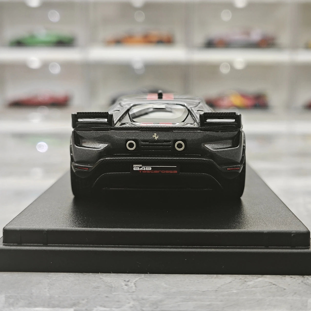 Look Smart Ferrari 2025 849 Testarossa coupe Grigio Silverstone Assetto Fiorano 1:43 – keräilyhartsimalli hartsi