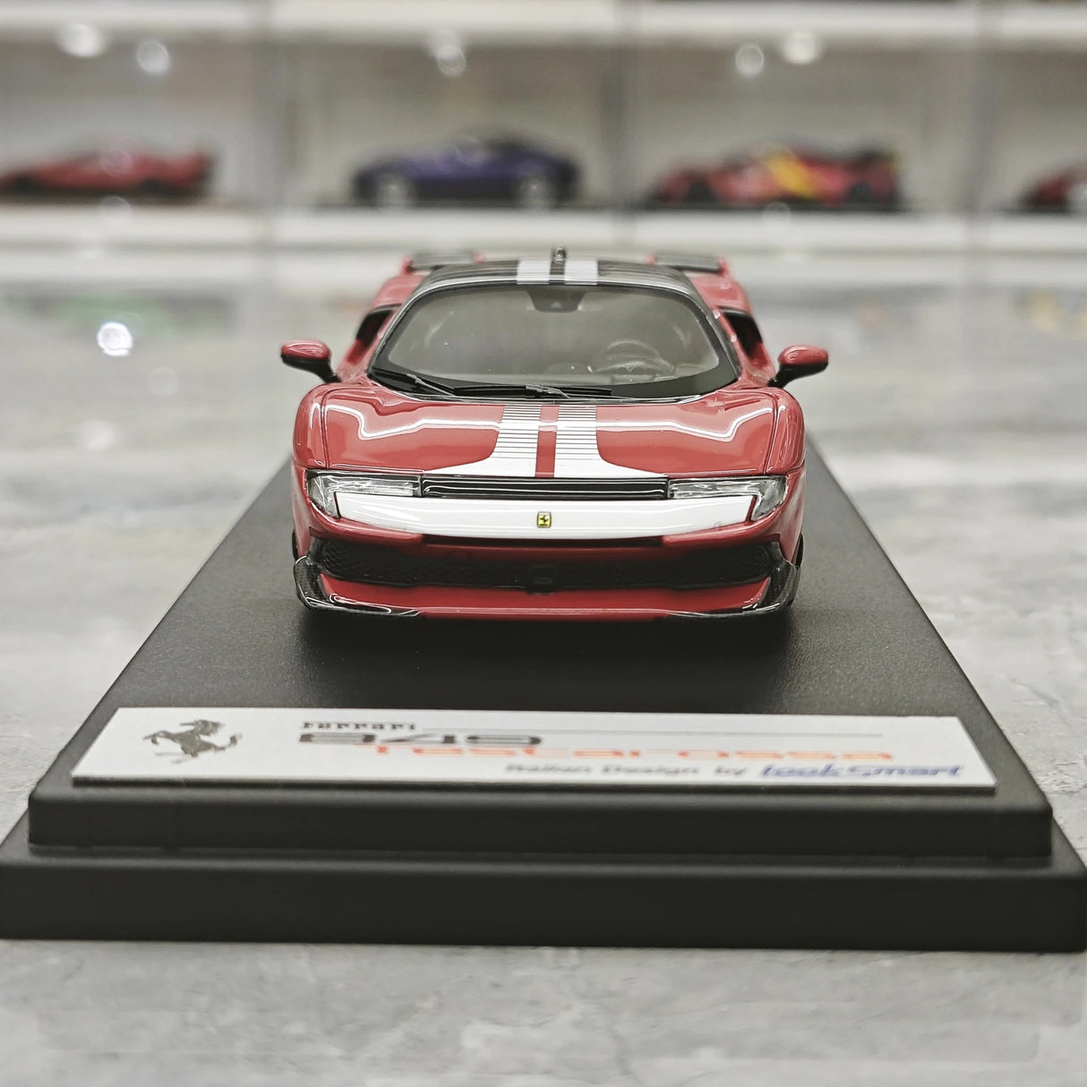 Look Smart Ferrari 2025 849 Testarossa Coupe Rosso Corsa Assetto Fiorano 1:43 – keräilyhartsimalli hartsi