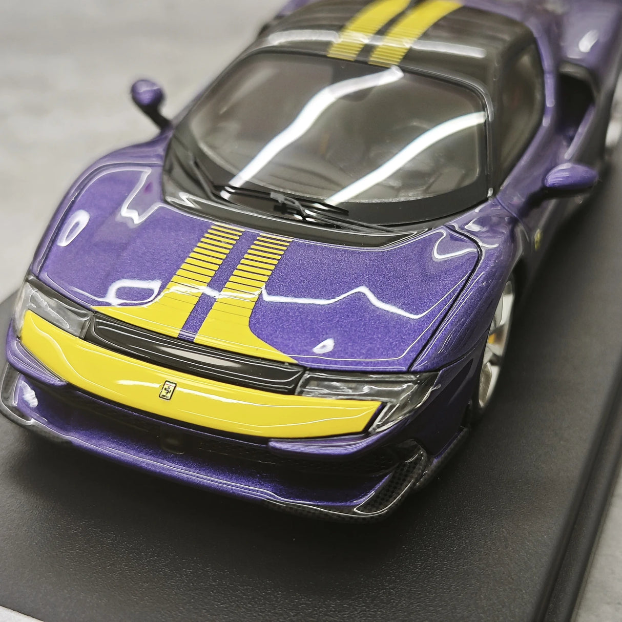 Look Smart Ferrari 2025 849 Testarossa coupe viola dino assetto Fiorano 1:43 – keräilyhartsimalli hartsi