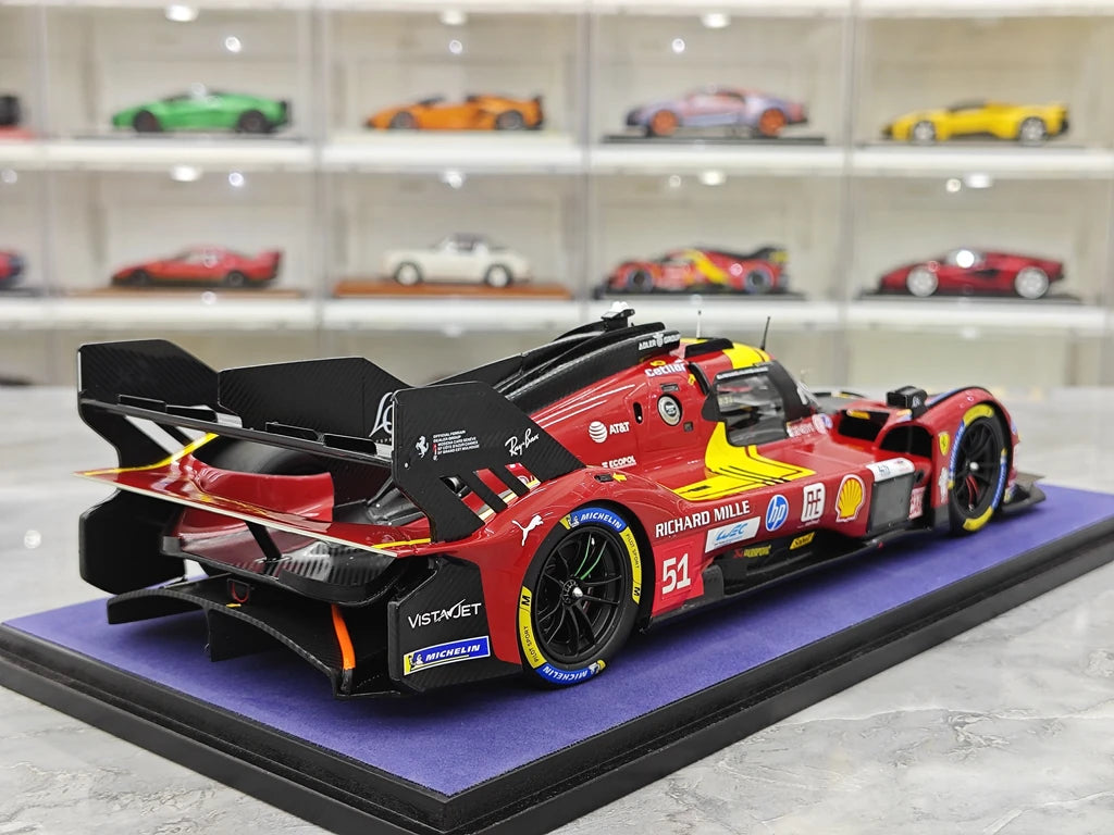 Ferrari 2025 499P AF Corse 3° Posto #51 1:18 modello da collezione in resina 24h Le Mans di Look Smart - vista 8