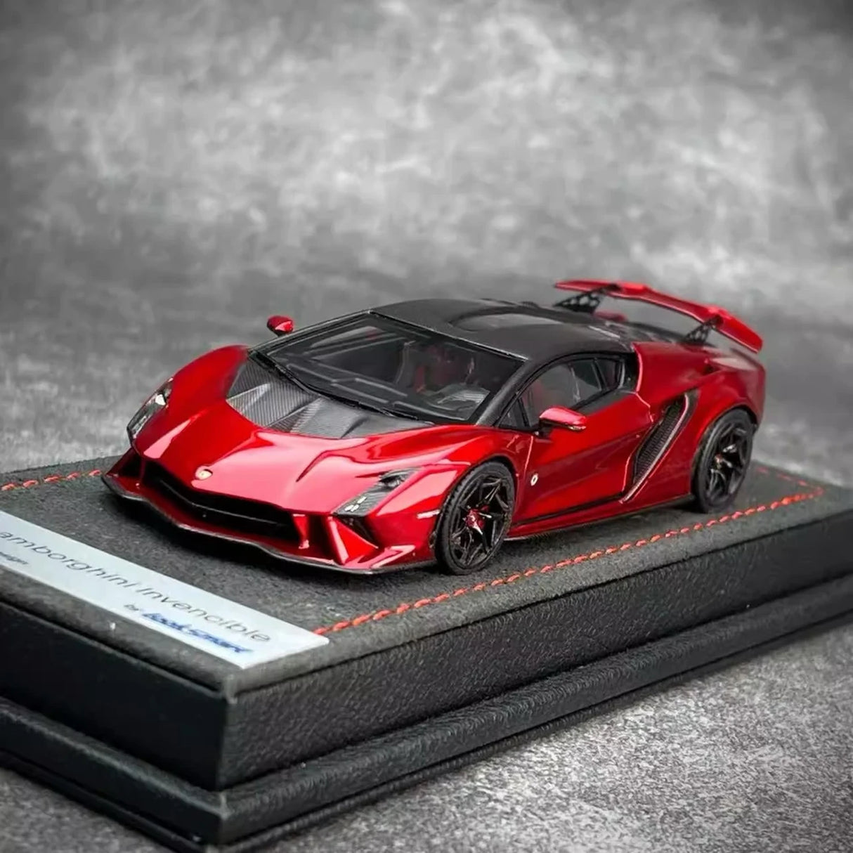 Look Smart Lamborghini 2023 Invencible Red 1:43 – Collectible Resin Model Resin