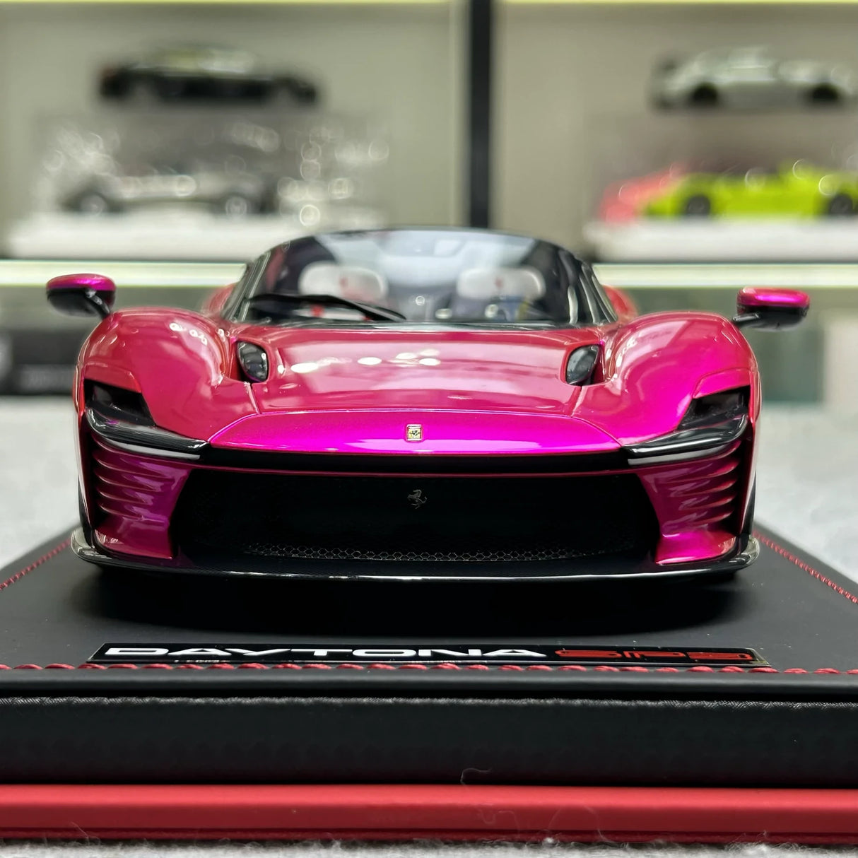 MR Kollektion Ferrari 2022 Daytona SP3 Pink 1:18 – Sammelobjekt-Resin-Modellharz (MR Collection)