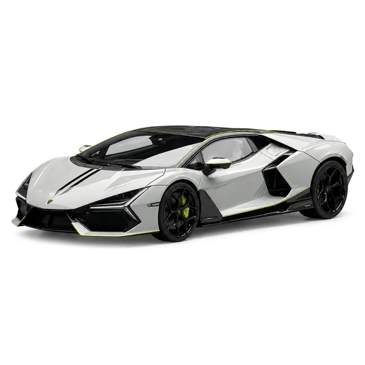 مجموعة MR Lamborghini 2024 Revuelto Gray 1:18 – راتنج نموذجي قابل للجمع (MR Collection)