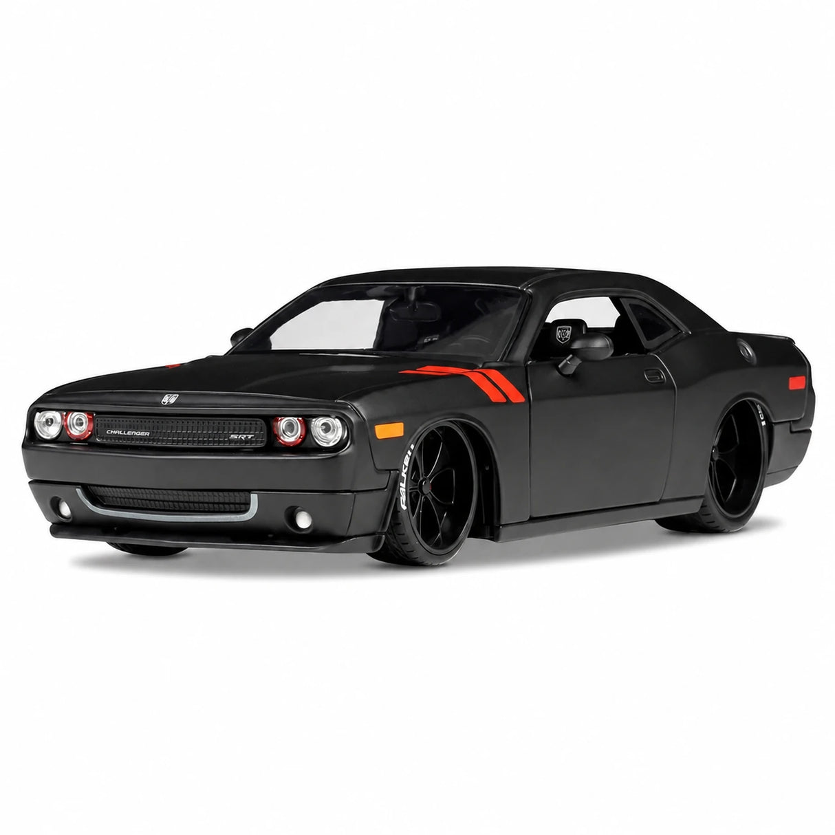مايستو Dodge 2008 تشالنجر SRT8 بلاك 1:24 – نموذج عرض مصبوب، قالب